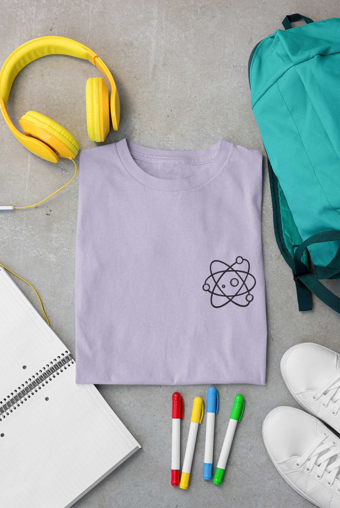 Science Atom Classic Graphic tshirt for women