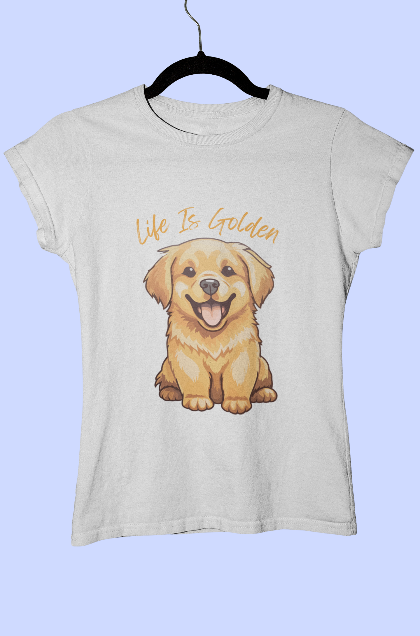 Golden retriever Classic Graphic tshirt for women