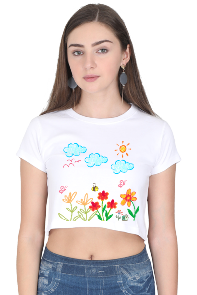 Cute Doodle Cotton Tshirt