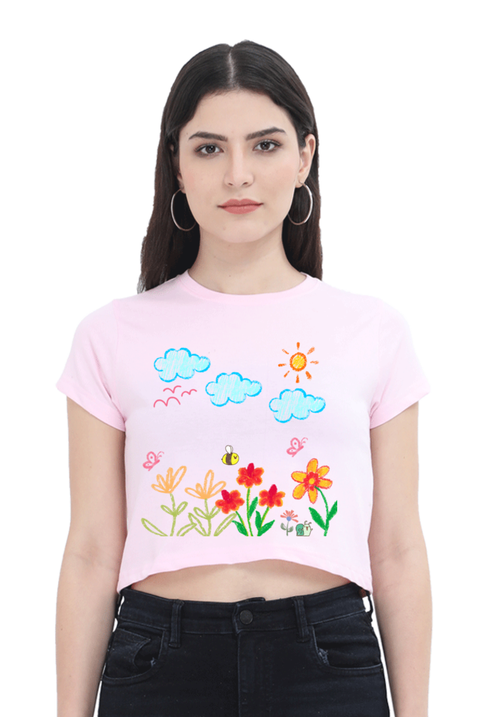 Cute Doodle Cotton Tshirt