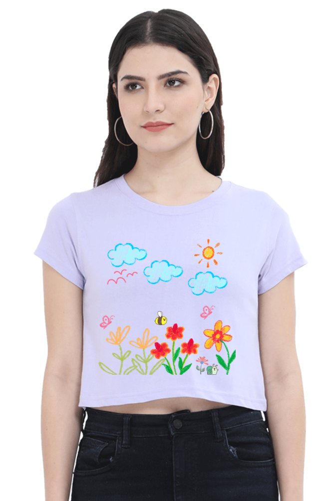 Cute Doodle Cotton Tshirt