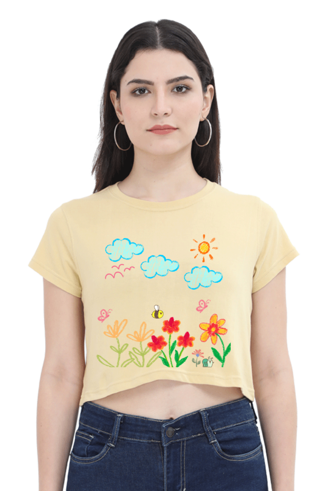 Cute Doodle Cotton Tshirt