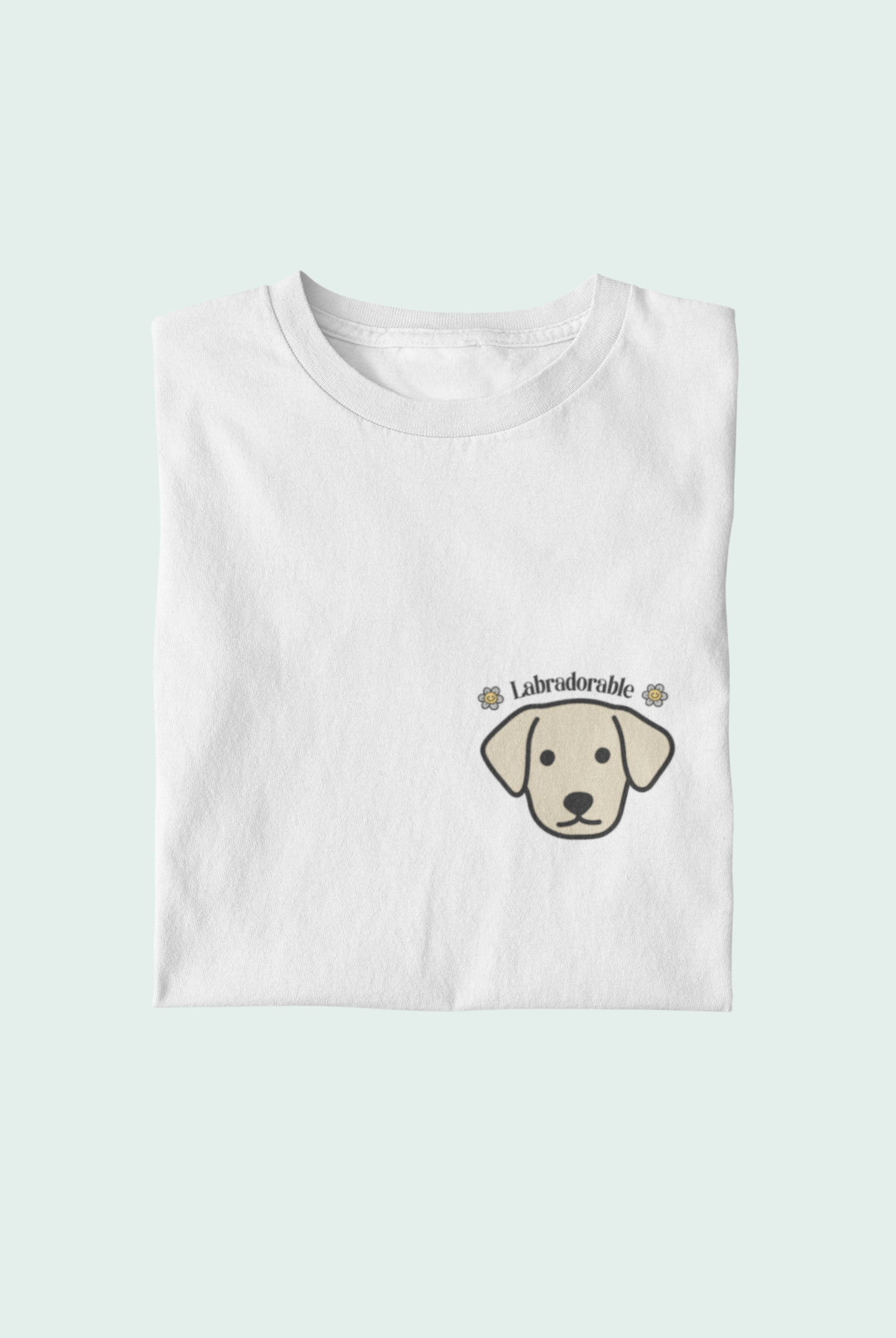 Labrador  Classic embroidered  Cotton Tshirt for women