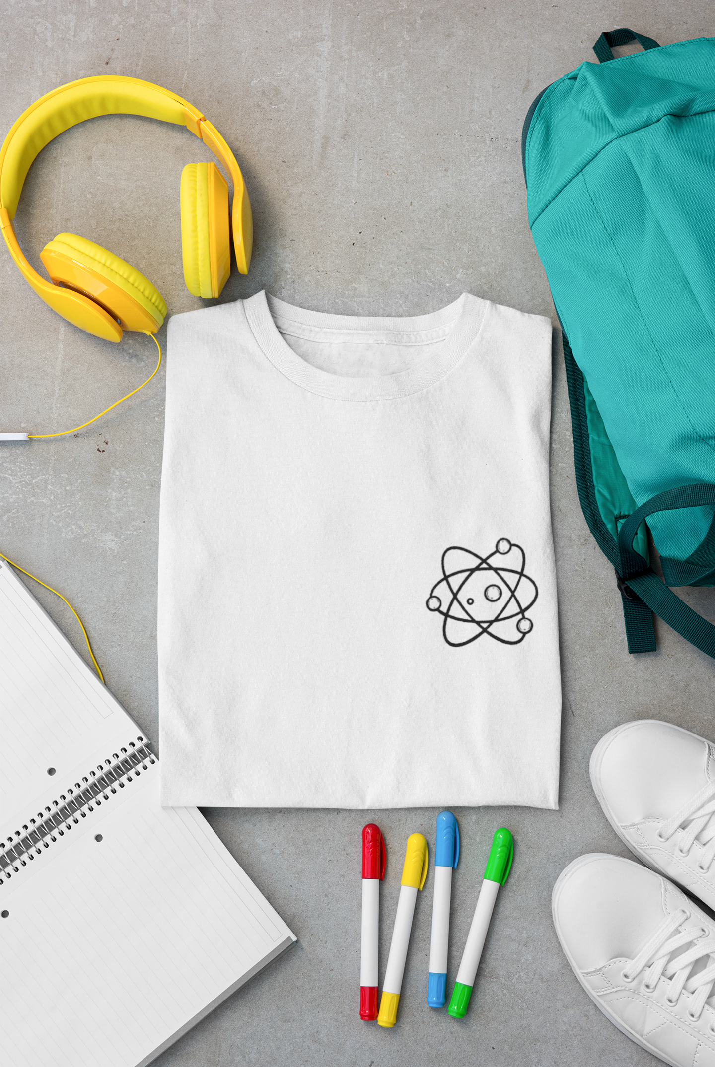 Science Atom Classic Graphic  tshirt for women