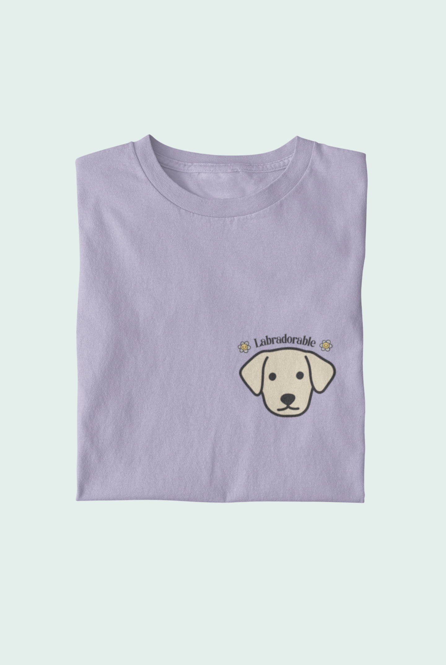 Labrador  Classic embroidered  Cotton Tshirt for women